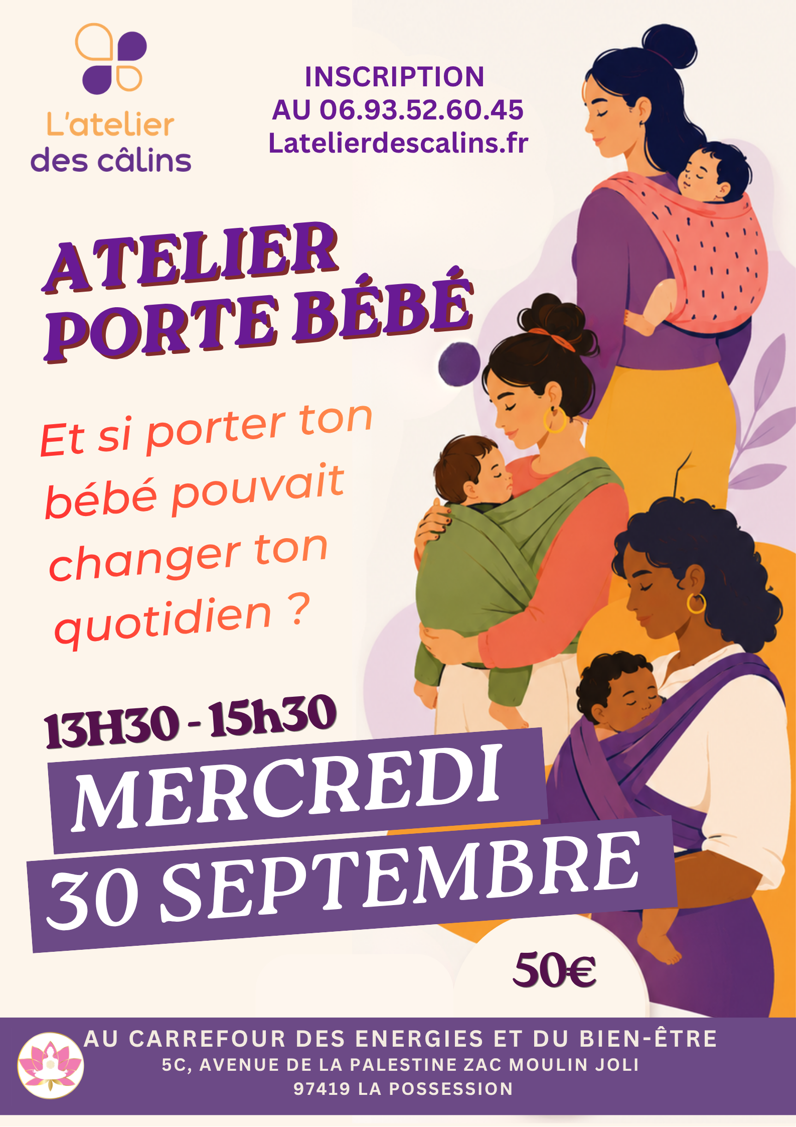 Affiche Atelier Portage - 30 septembre